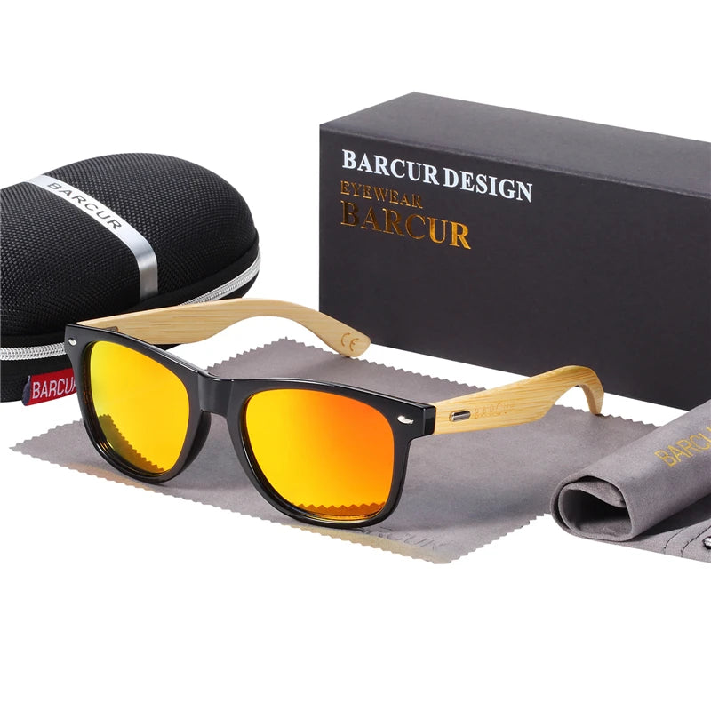 Óculos de Sol Polarizados BARCUR – Proteção UV400 e Design Clássico Unissex