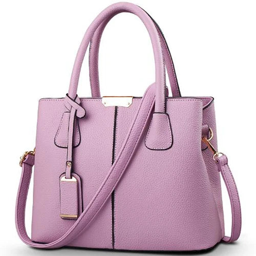 Bolsa Feminina Grande em Couro PU – Tote Fashion Quadrada e Versátil para Ombro ou Transversal