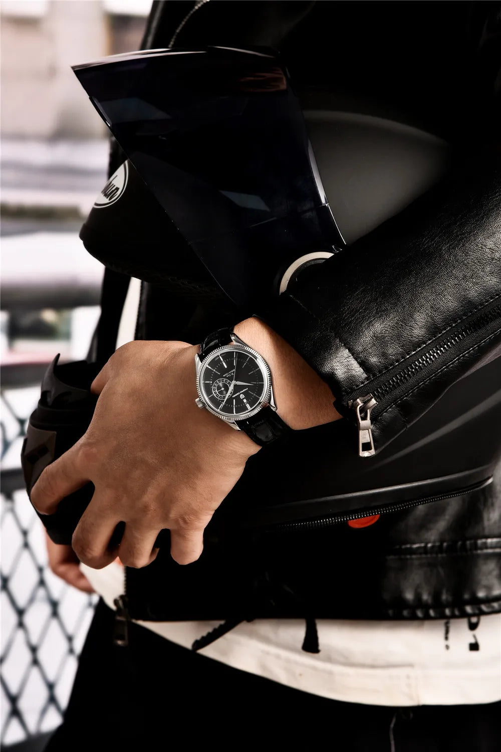 Relógio Masculino PAGANI DESIGN – Luxo Esportivo com Vidro Safira, Quartz Japonês e 20 Bar à Prova d’Água