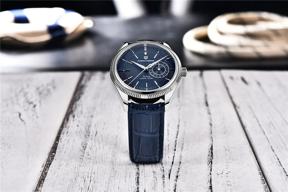 Relógio Masculino PAGANI DESIGN – Luxo Esportivo com Vidro Safira, Quartz Japonês e 20 Bar à Prova d’Água