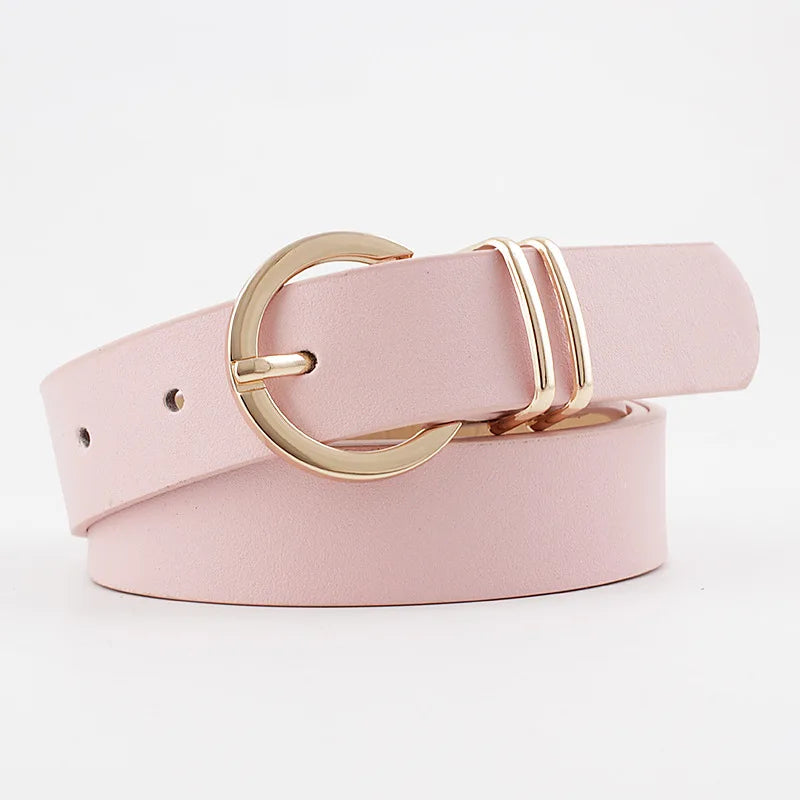 Cinto Feminino Western Waist Art – Estilo Cowboy com Fivela D-Shaped em Couro PU