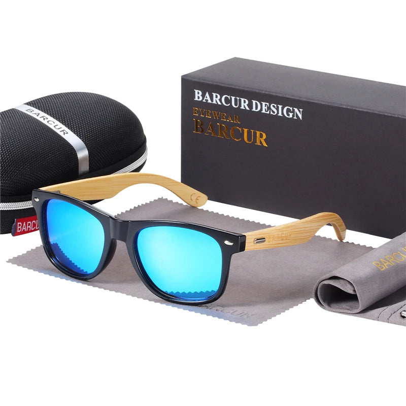 Óculos de Sol Polarizados BARCUR – Proteção UV400 e Design Clássico Unissex