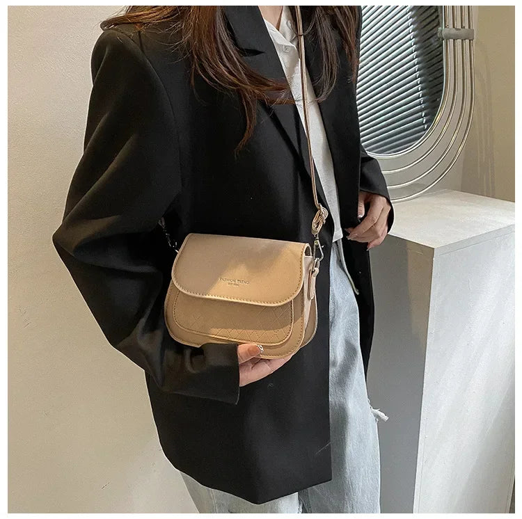 Bolsa Transversal Feminina Anlyxi – Estilo Hip Hop, Pequena e Moderna em Couro PU Macio