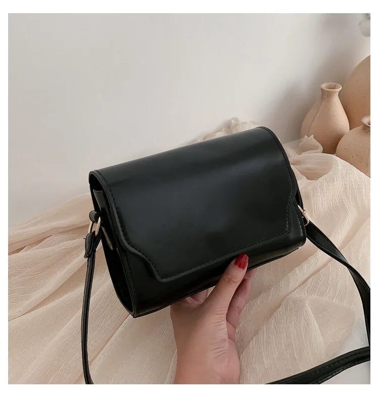 Bolsa Transversal Feminina Mini em Couro PU – Designer de Luxo, Fashion e Compacta