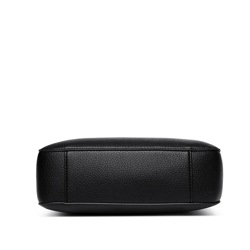 Bolsa Feminina de Ombro em Couro Macio – Designer de Luxo, Elegante e Versátil