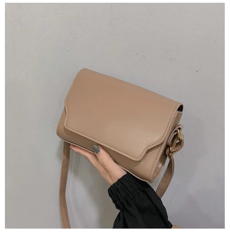 Bolsa Transversal Feminina Mini em Couro PU – Designer de Luxo, Fashion e Compacta