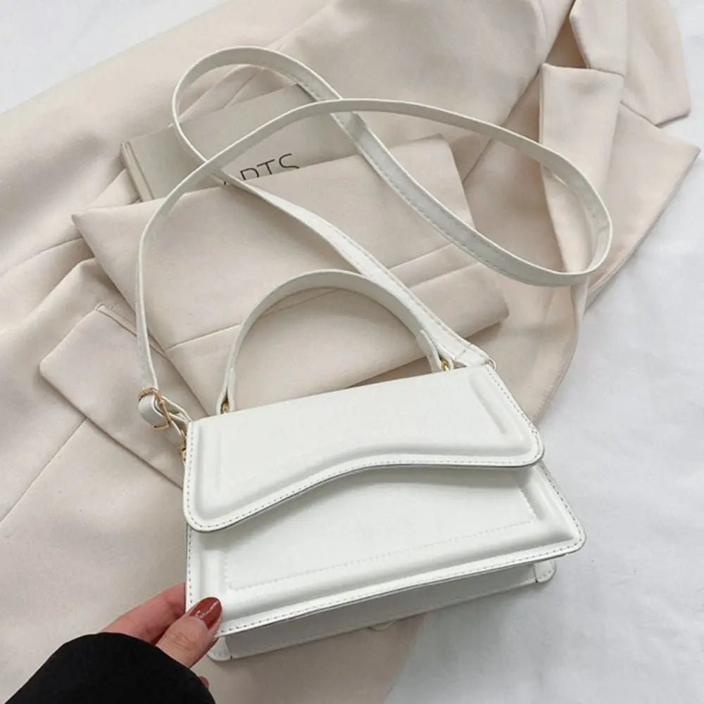Bolsa Transversal Feminina Fashion – Ombro e Mensageiro em Couro PU com Design Casual e Moderno