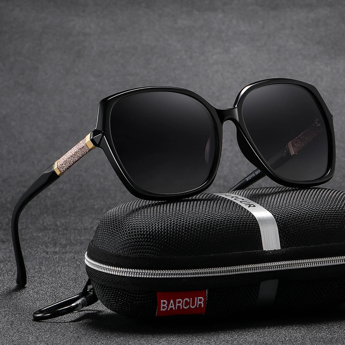 Óculos de Sol Feminino BARCUR – Polarizados UV400 com Lentes em Degradê e Armação Borboleta Fashion