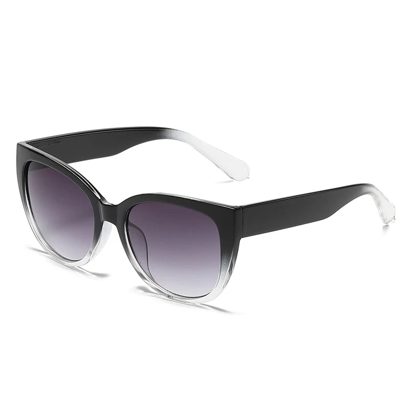 Óculos de Sol Feminino Retrô Cat Eye – Lente Degradê com Proteção UV400 Fashion