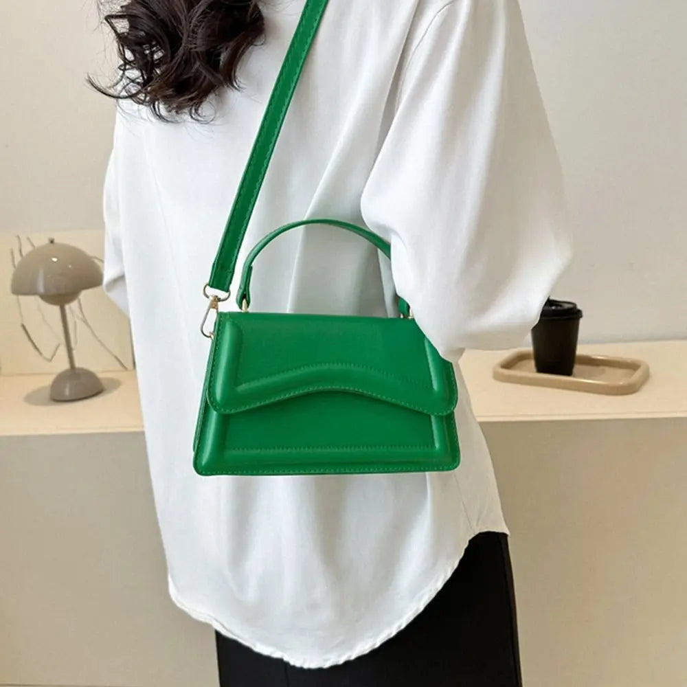 Bolsa Transversal Feminina Fashion – Ombro e Mensageiro em Couro PU com Design Casual e Moderno