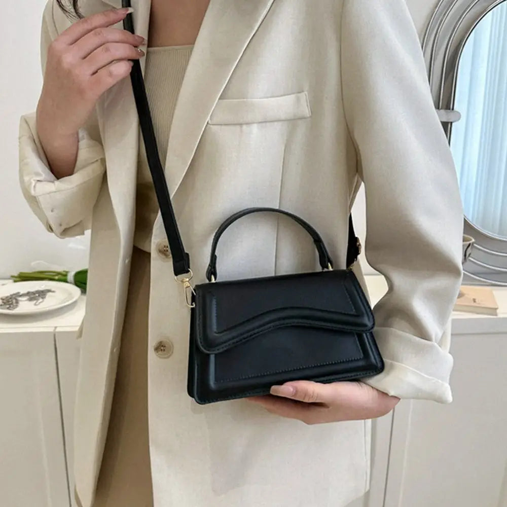 Bolsa Transversal Feminina Fashion – Ombro e Mensageiro em Couro PU com Design Casual e Moderno