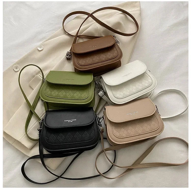 Bolsa Transversal Feminina Anlyxi – Estilo Hip Hop, Pequena e Moderna em Couro PU Macio