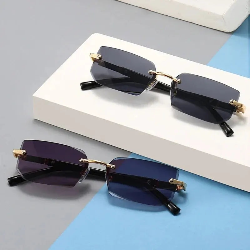 Óculos de Sol VABBON – Retrô com Armação Quadrada Pequena e Proteção UV400 Fashion