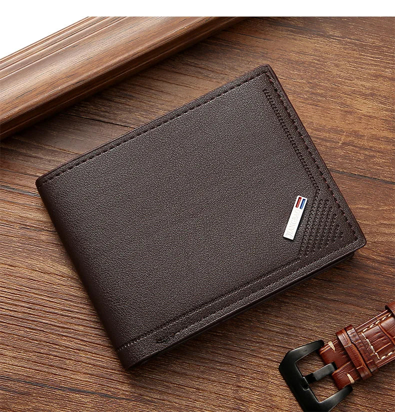 Carteira Slim Masculina com Bloqueio RFID – Minimalista, Luxuosa e com Clipe