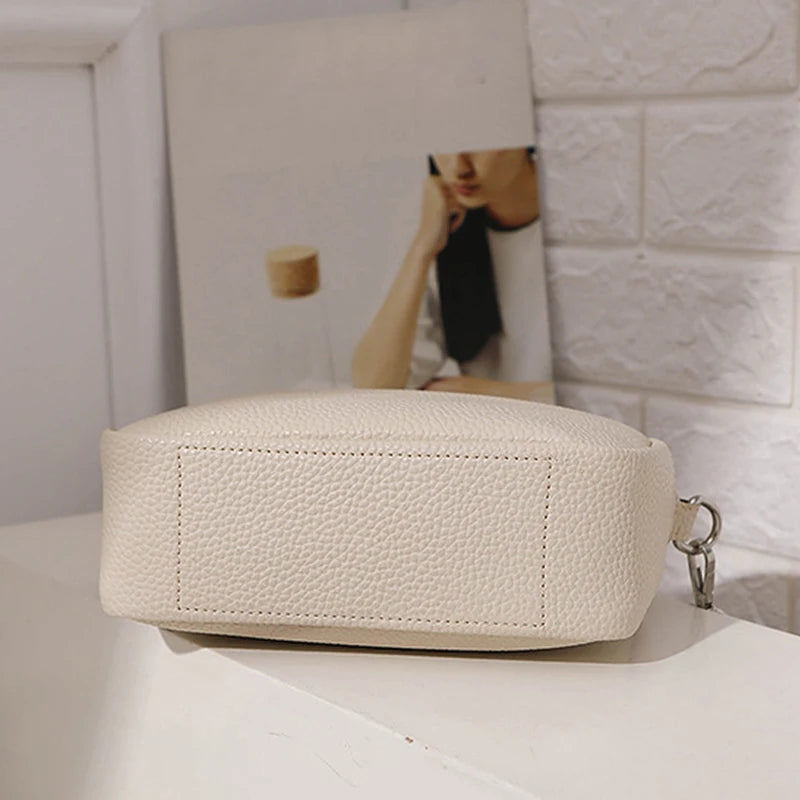 Bolsa Transversal Feminina Multi-Camadas em Couro PU – Fashion, Alça Larga e Confortável