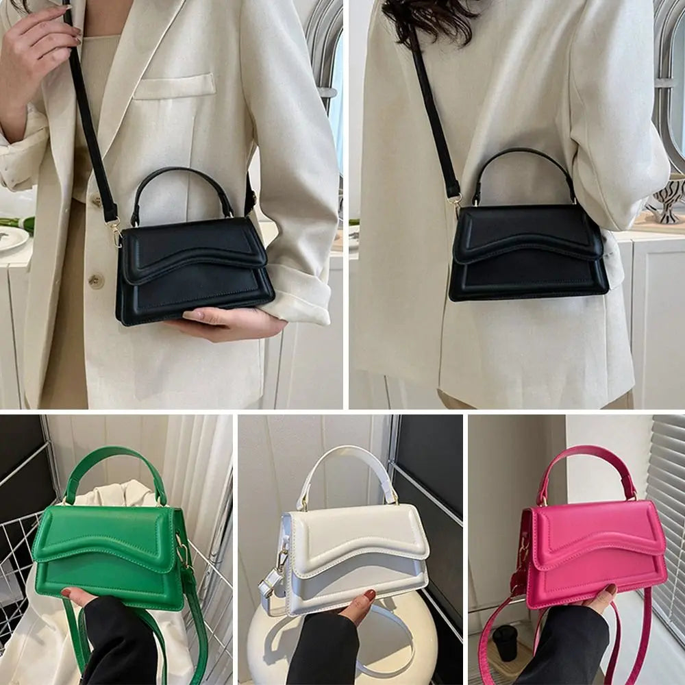 Bolsa Transversal Feminina Fashion – Ombro e Mensageiro em Couro PU com Design Casual e Moderno