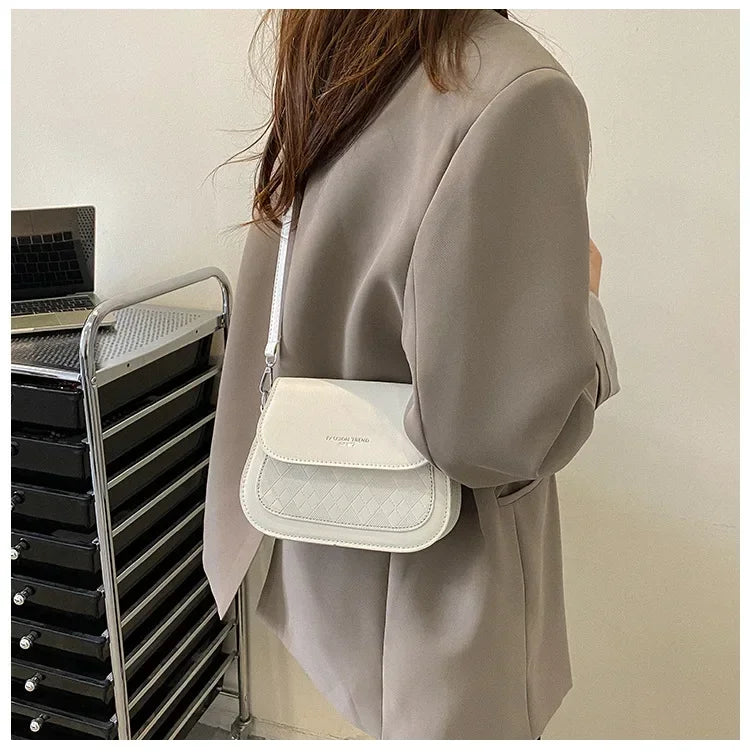 Bolsa Transversal Feminina Anlyxi – Estilo Hip Hop, Pequena e Moderna em Couro PU Macio