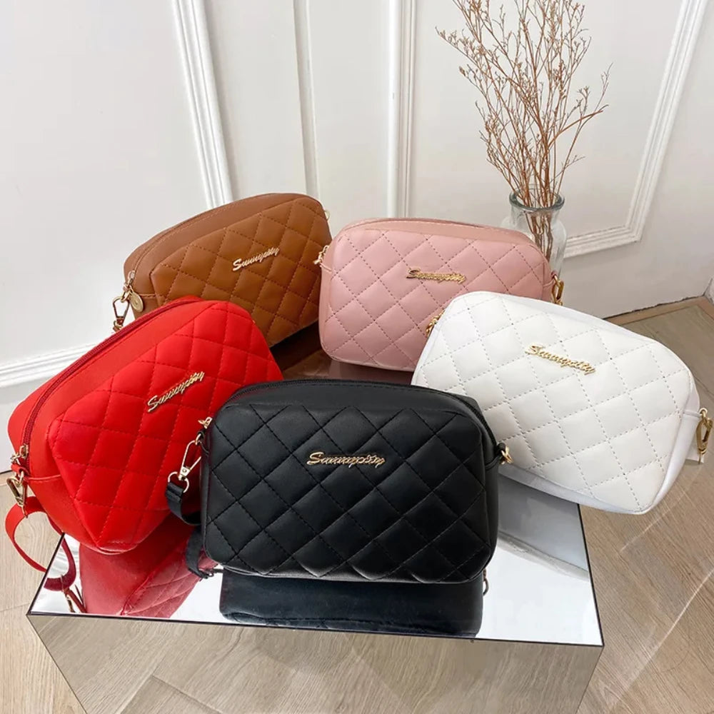 Bolsa Pequena Messenger 2024 com Tassel – Transversal Fashion e Bordado Lingge