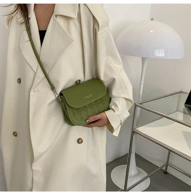 Bolsa Transversal Feminina Anlyxi – Estilo Hip Hop, Pequena e Moderna em Couro PU Macio