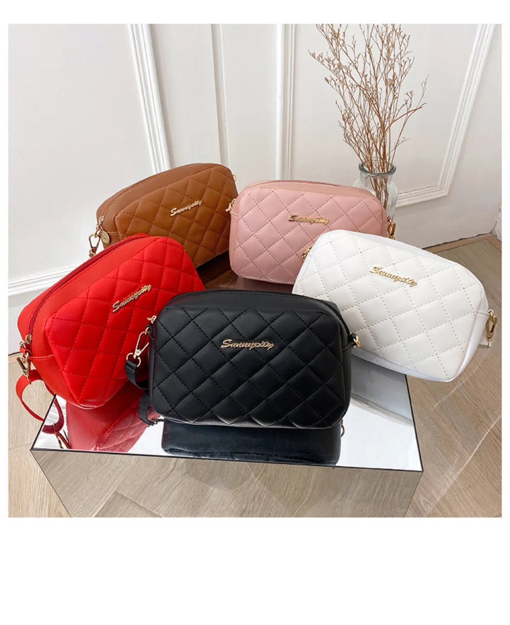 Bolsa Pequena Messenger 2024 com Tassel – Transversal Fashion e Bordado Lingge