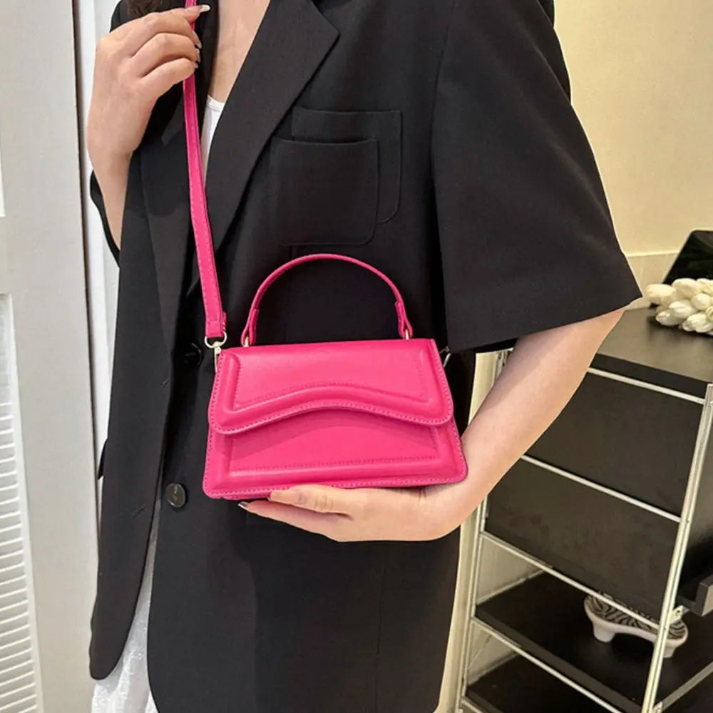 Bolsa Transversal Feminina Fashion – Ombro e Mensageiro em Couro PU com Design Casual e Moderno