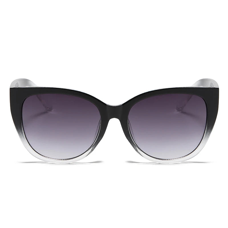 Óculos de Sol Feminino Retrô Cat Eye – Lente Degradê com Proteção UV400 Fashion