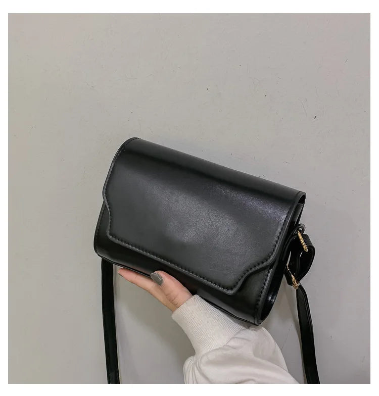 Bolsa Transversal Feminina Mini em Couro PU – Designer de Luxo, Fashion e Compacta