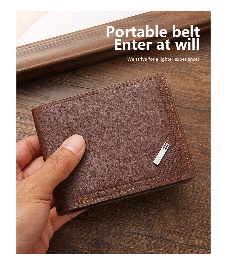 Carteira Slim Masculina com Bloqueio RFID – Minimalista, Luxuosa e com Clipe