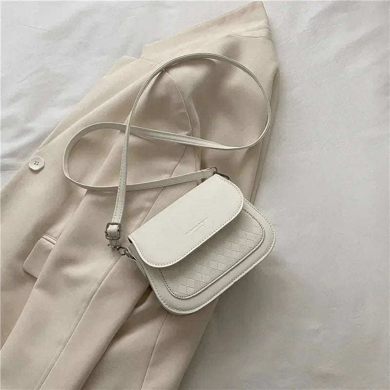 Bolsa Transversal Feminina Anlyxi – Estilo Hip Hop, Pequena e Moderna em Couro PU Macio