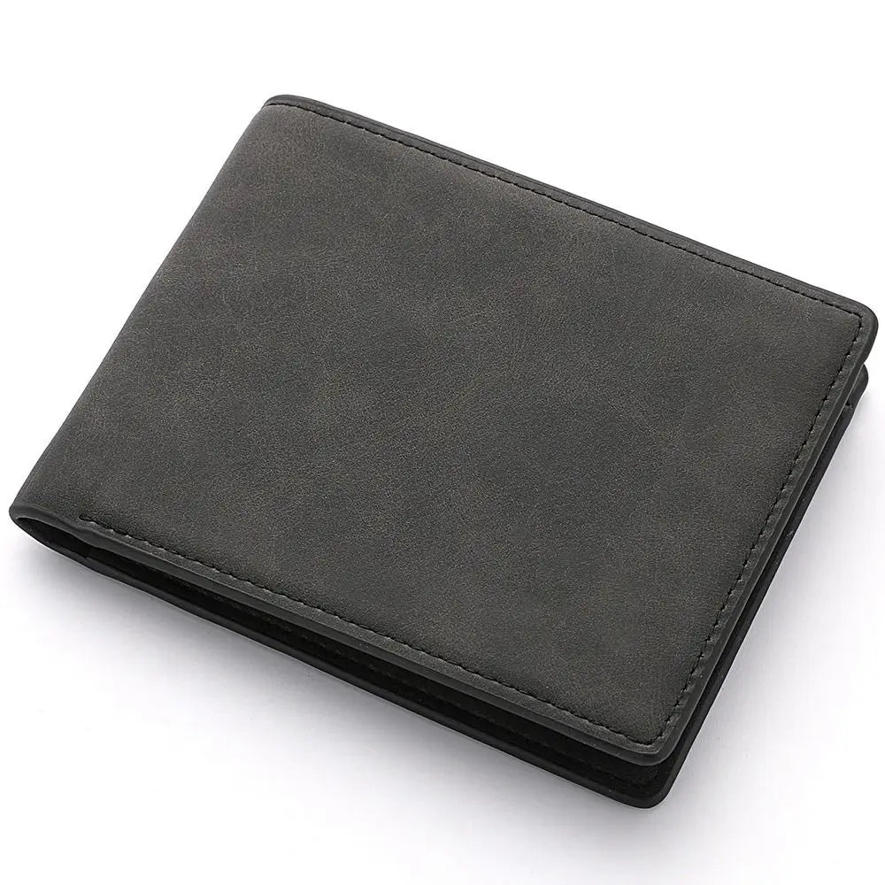Carteira Masculina ISKYBOB em Couro PU – Grande Capacidade e Porta Moedas