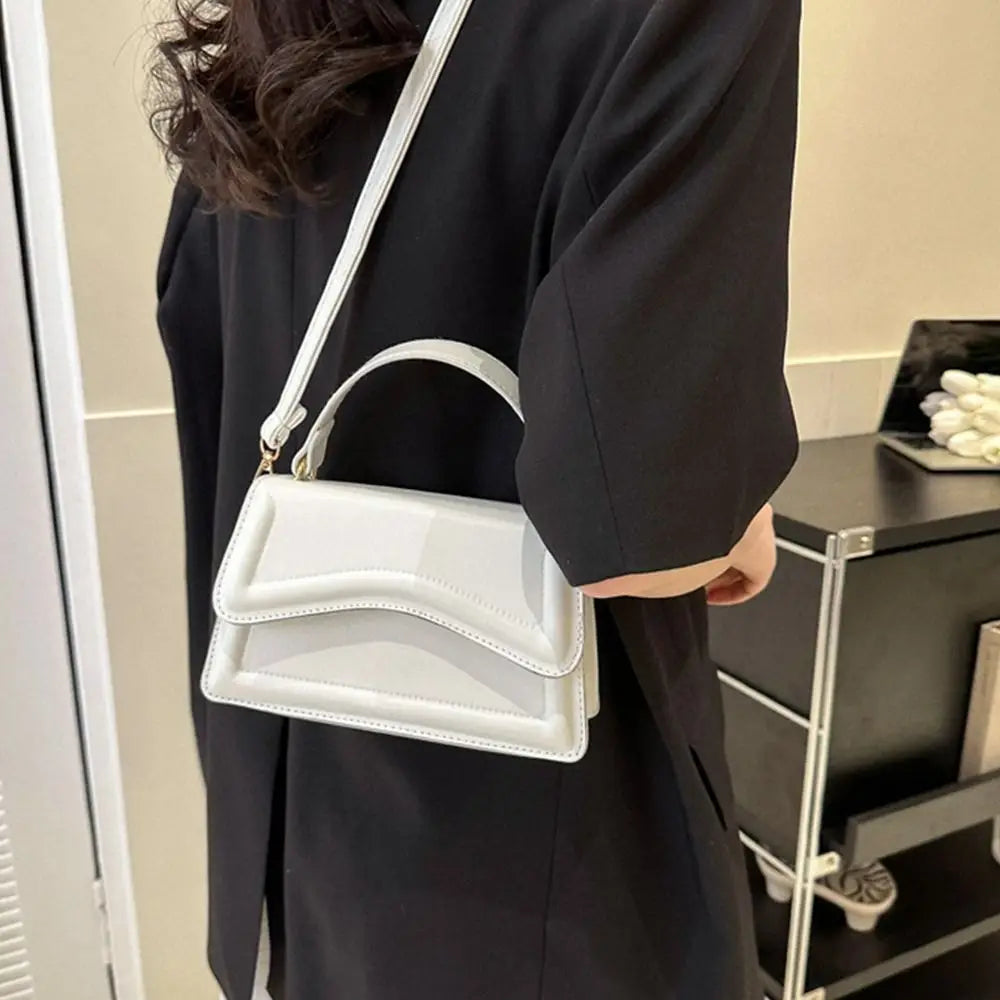 Bolsa Transversal Feminina Fashion – Ombro e Mensageiro em Couro PU com Design Casual e Moderno