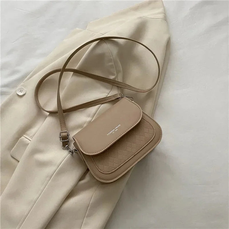 Bolsa Transversal Feminina Anlyxi – Estilo Hip Hop, Pequena e Moderna em Couro PU Macio