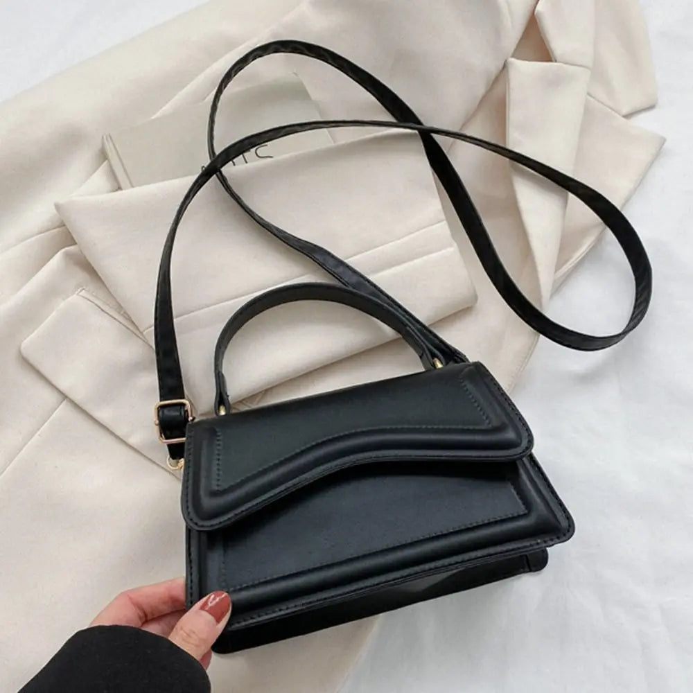 Bolsa Transversal Feminina Fashion – Ombro e Mensageiro em Couro PU com Design Casual e Moderno