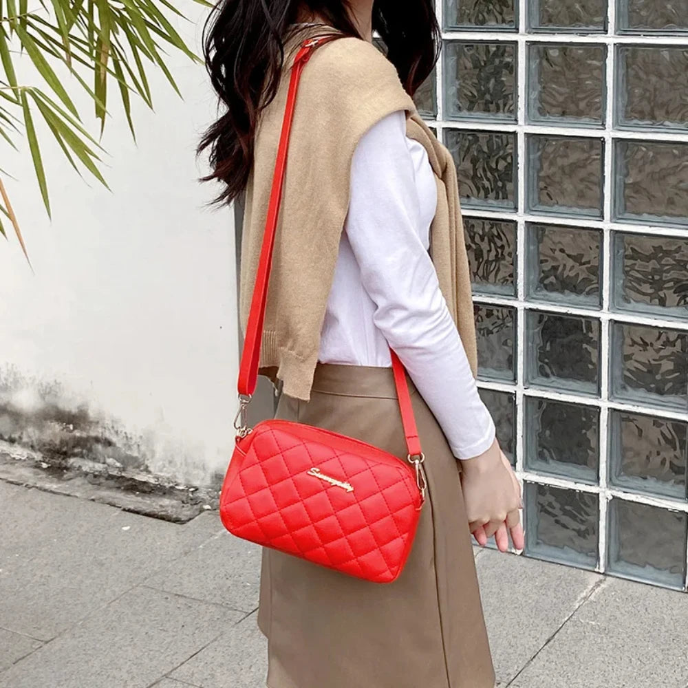 Bolsa Pequena Messenger 2024 com Tassel – Transversal Fashion e Bordado Lingge