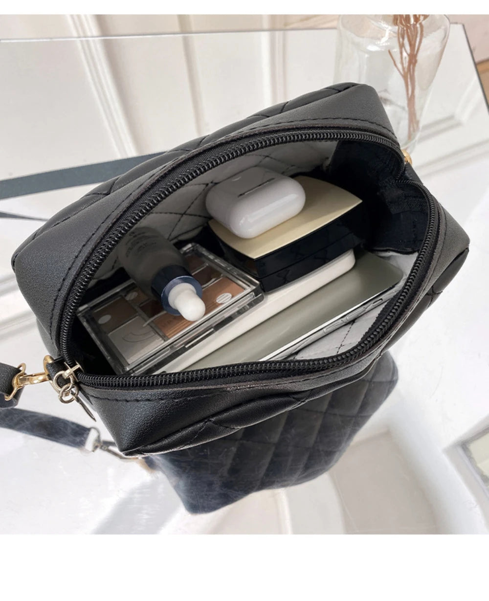 Bolsa Pequena Messenger 2024 com Tassel – Transversal Fashion e Bordado Lingge