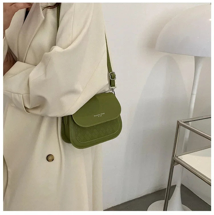 Bolsa Transversal Feminina Anlyxi – Estilo Hip Hop, Pequena e Moderna em Couro PU Macio
