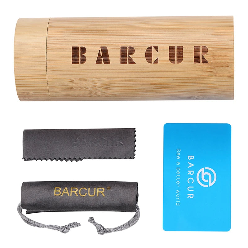 Óculos de Sol Polarizados BARCUR – Proteção UV400 e Design Clássico Unissex
