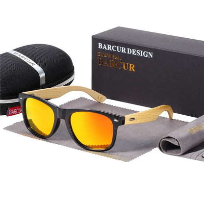 Óculos de Sol Polarizados BARCUR – Proteção UV400 e Design Clássico Unissex