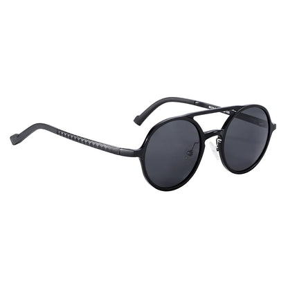 Óculos de Sol Redondo BARCUR Retrô Vintage UV400 – Luxo Masculino e Feminino