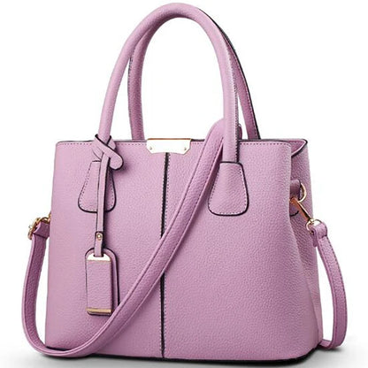 Bolsa Feminina Grande em Couro PU – Tote Fashion Quadrada e Versátil para Ombro ou Transversal