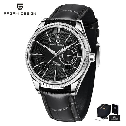 Relógio Masculino PAGANI DESIGN – Luxo Esportivo com Vidro Safira, Quartz Japonês e 20 Bar à Prova d’Água