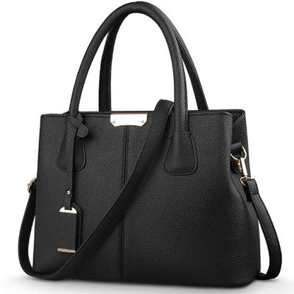 Bolsa Feminina Grande em Couro PU – Tote Fashion Quadrada e Versátil para Ombro ou Transversal