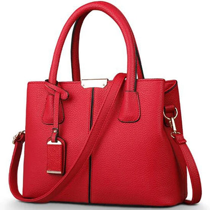 Bolsa Feminina Grande em Couro PU – Tote Fashion Quadrada e Versátil para Ombro ou Transversal