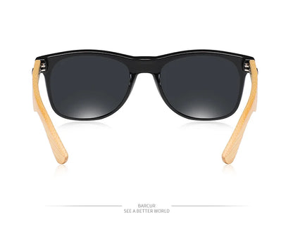 Óculos de Sol Polarizados BARCUR – Proteção UV400 e Design Clássico Unissex