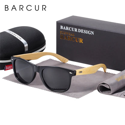 Óculos de Sol Polarizados BARCUR – Proteção UV400 e Design Clássico Unissex