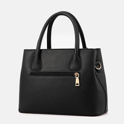 Bolsa Feminina Grande em Couro PU – Tote Fashion Quadrada e Versátil para Ombro ou Transversal