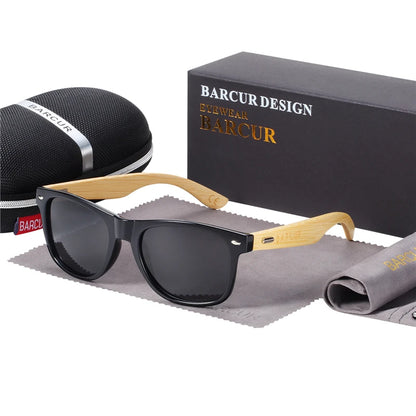 Óculos de Sol Polarizados BARCUR – Proteção UV400 e Design Clássico Unissex
