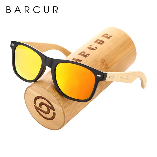 Óculos de Sol Polarizados BARCUR – Proteção UV400 e Design Clássico Unissex
