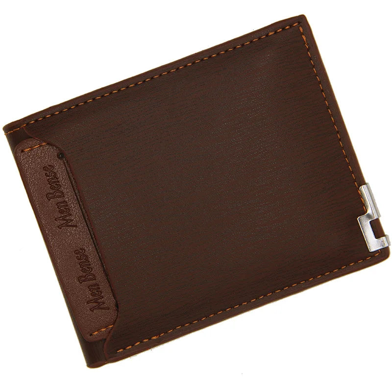 Carteira Masculina Curta Multiuso MANHAN – Fashion, Compacta e com Porta Cartões