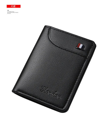 Carteira Masculina Super Slim em Couro PU – Fina, Moderna e Compacta